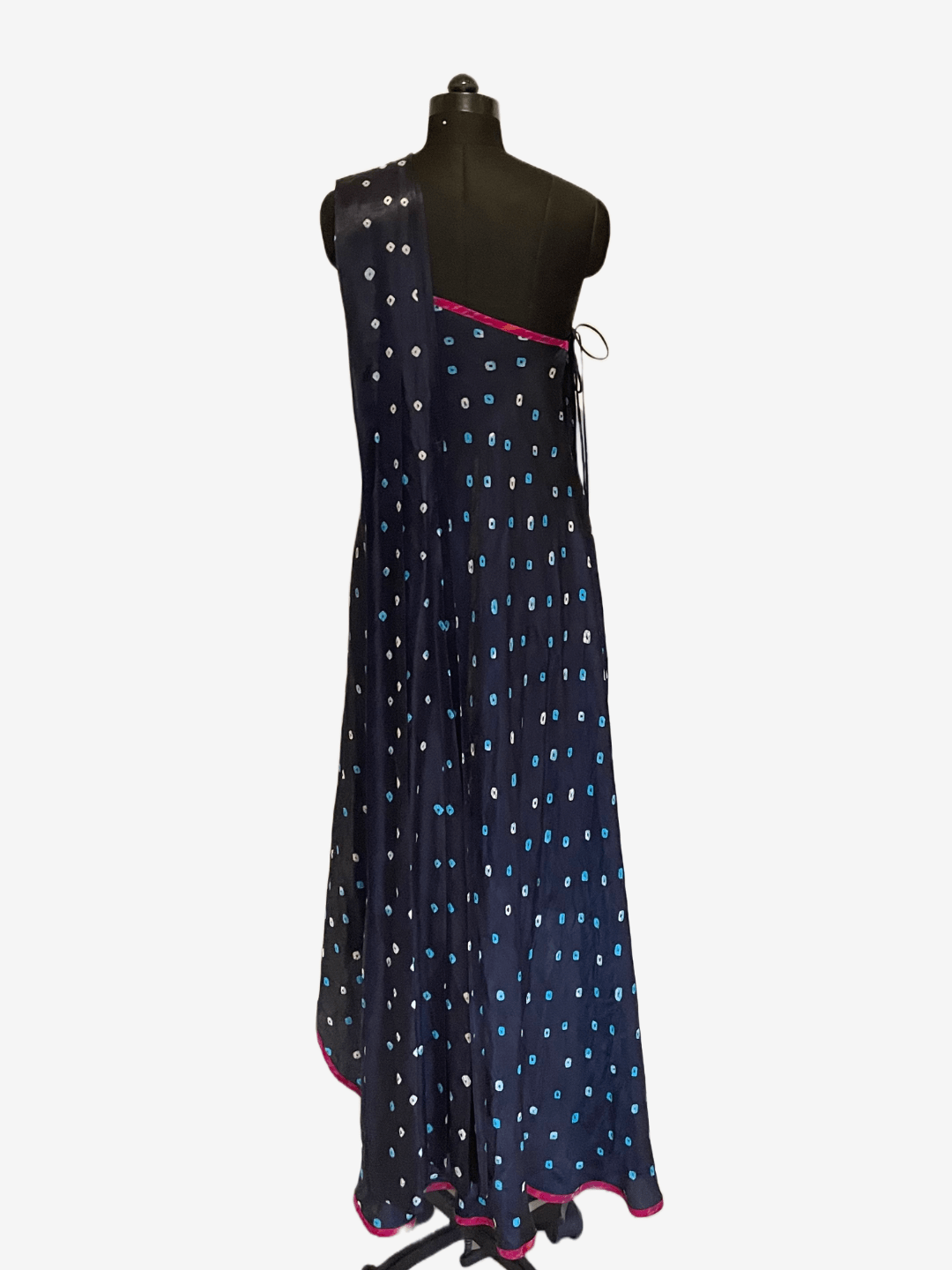 Indigo Drapped Saree