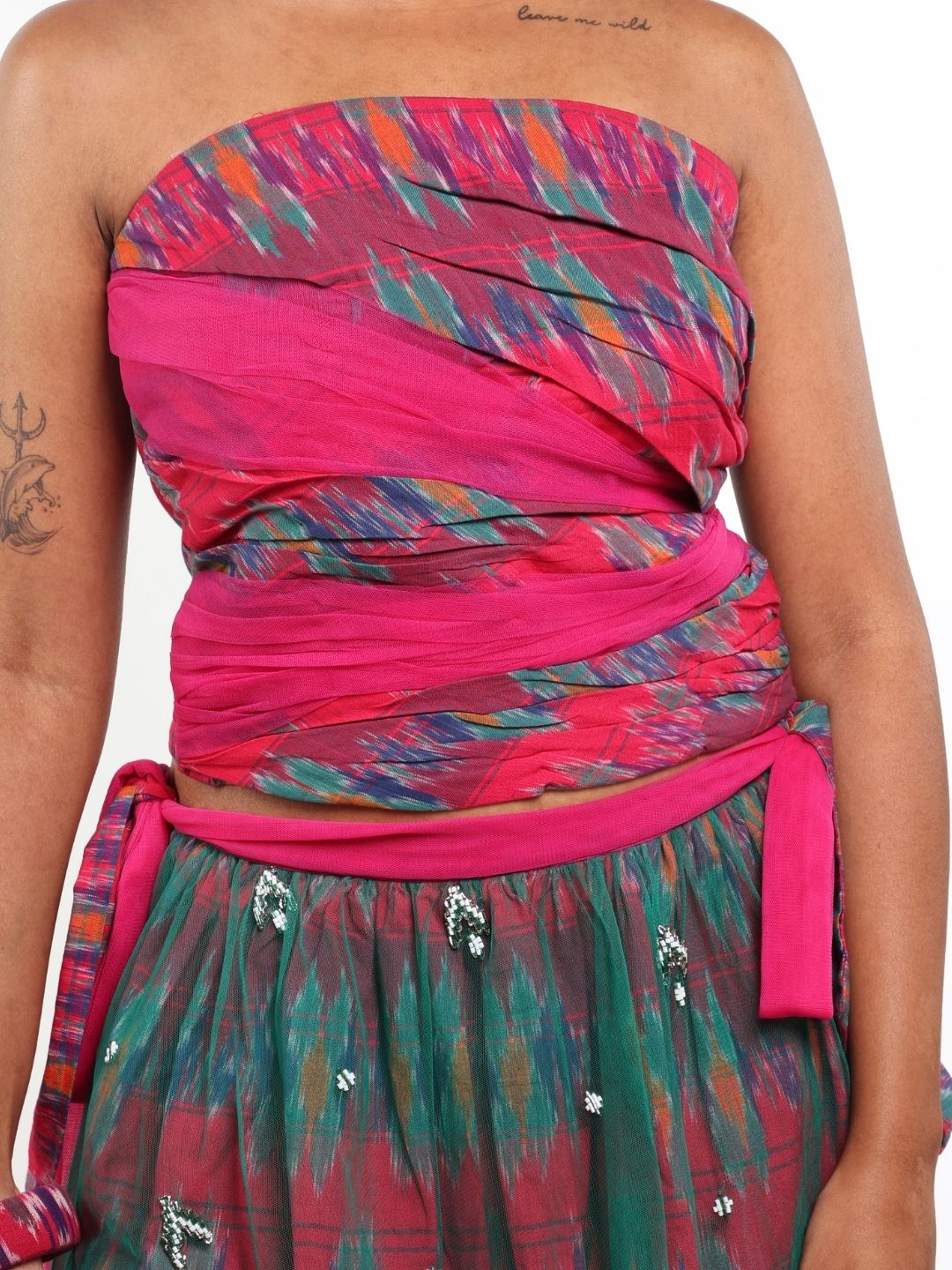 Soaring Pleated Bustier