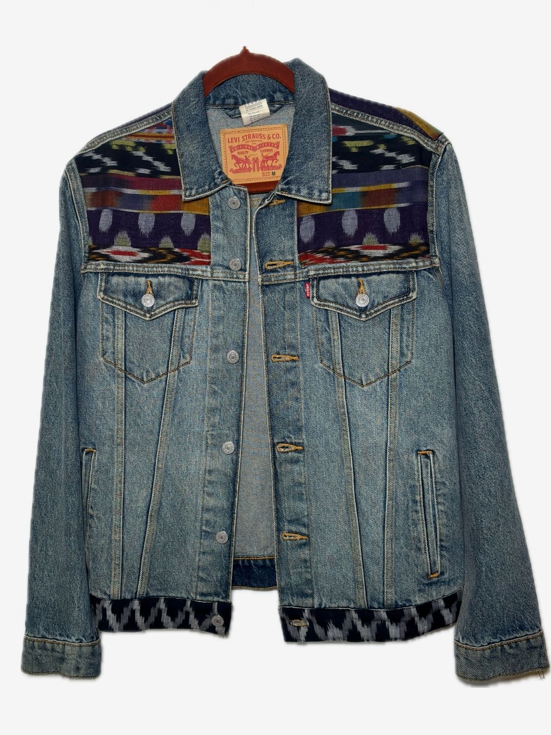 The Ikat story X Levis Jacket