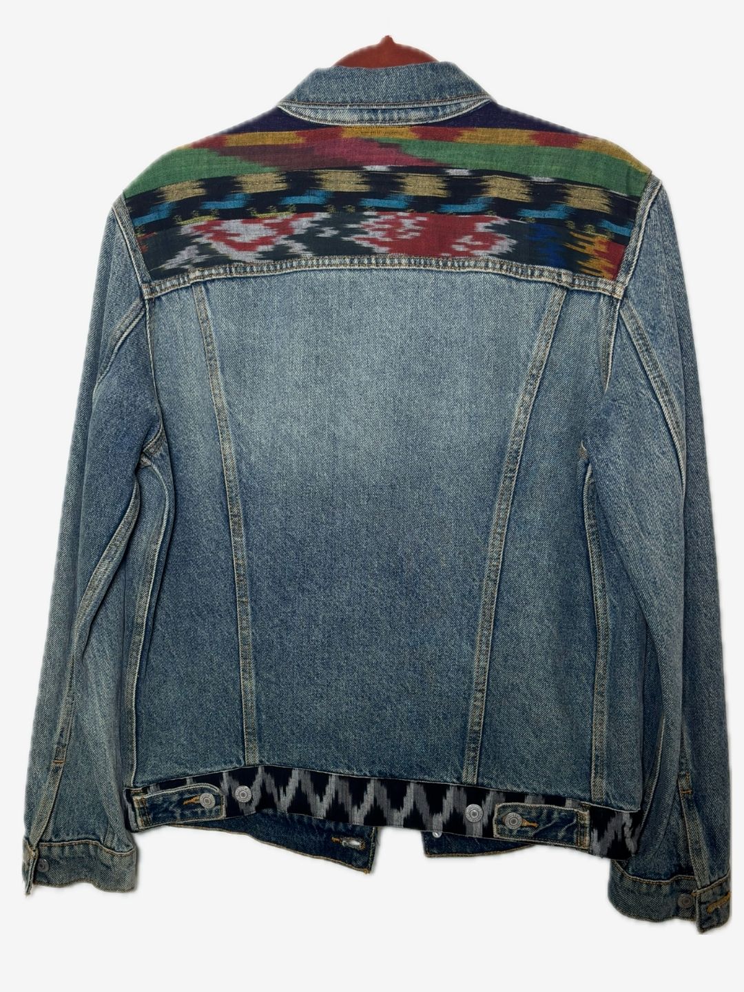 The Ikat story X Levis Jacket