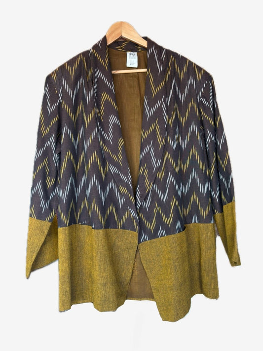 cotton ikat and cotton Blazer