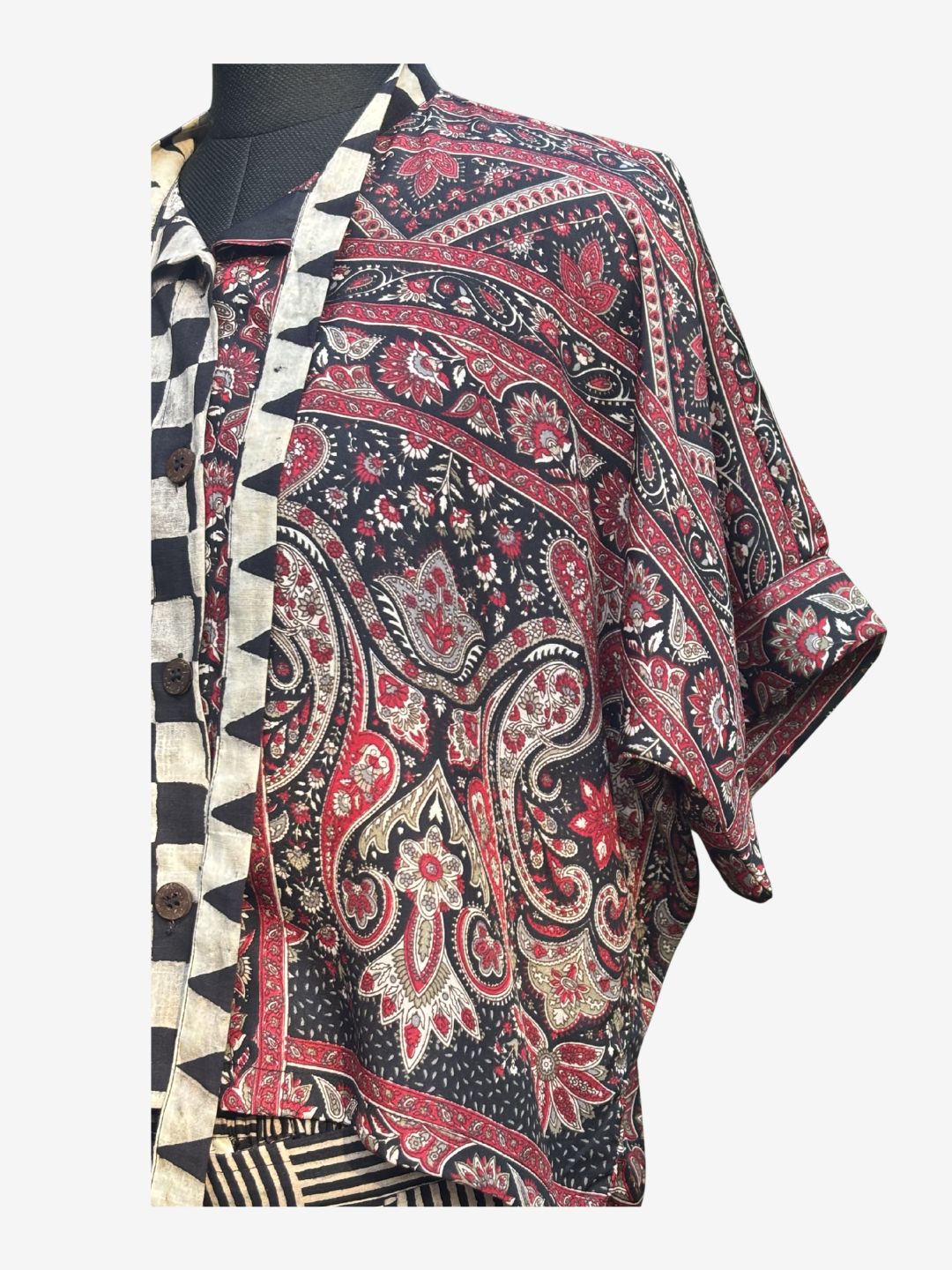 Half and Half Cropped shirt