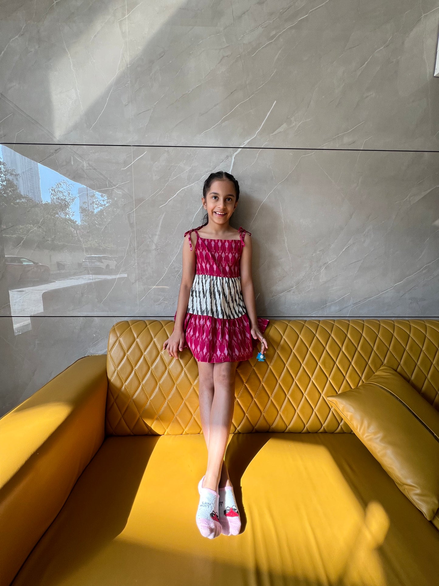 Strappy tiered dress