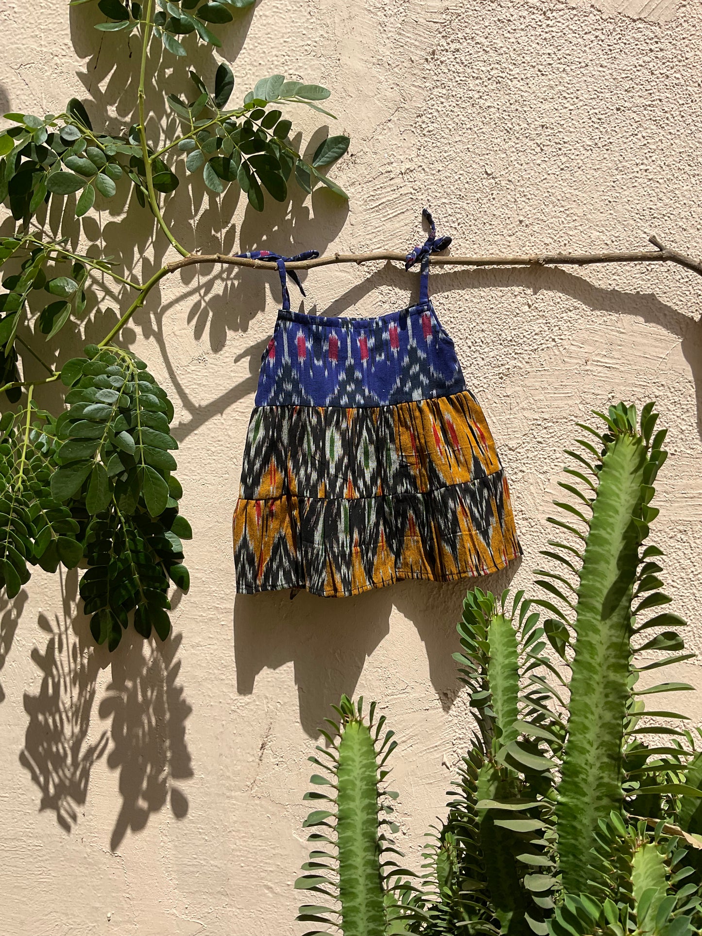 Tiered strappy dress