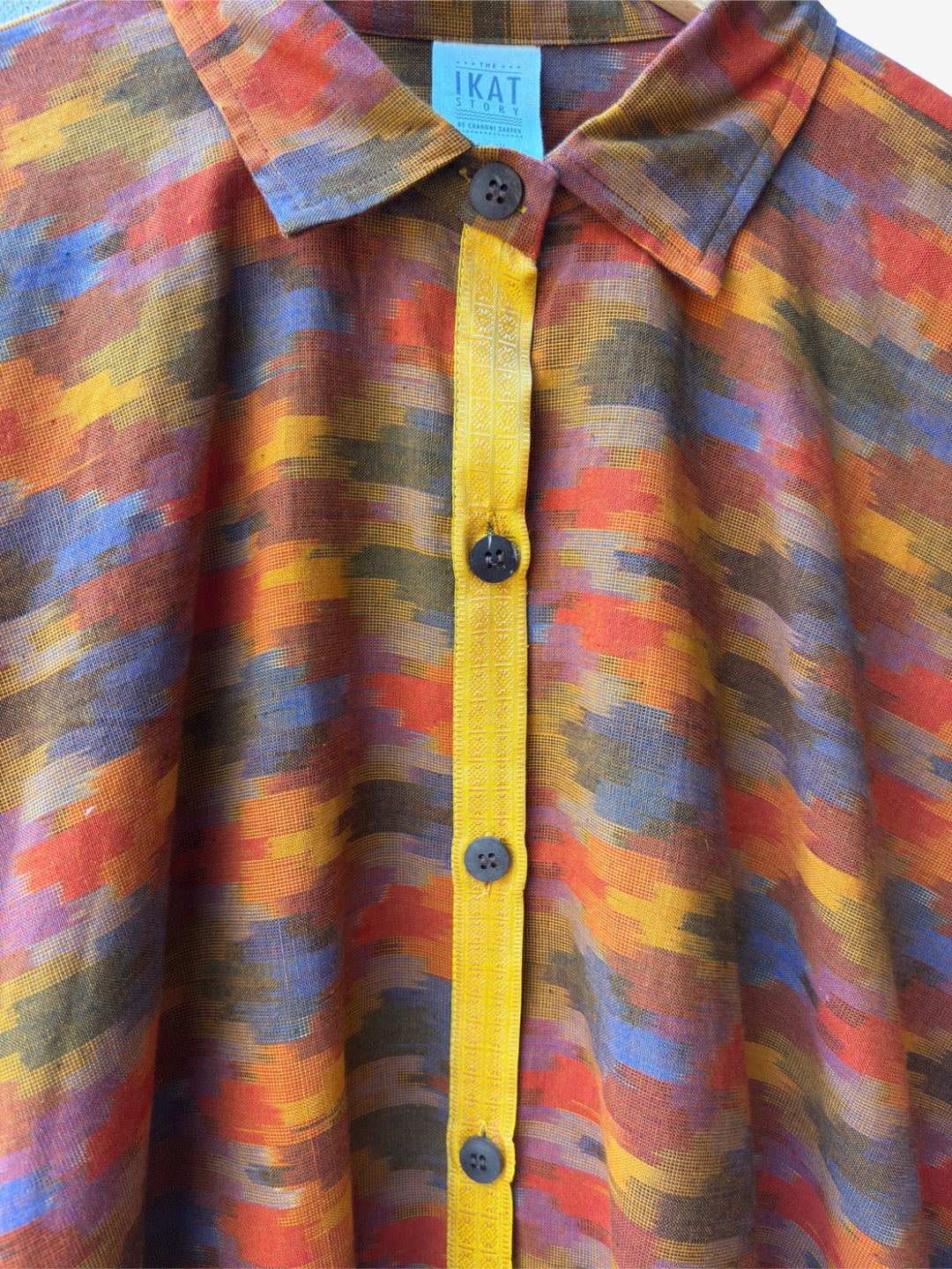 Citrus mosaic Shirt Dress