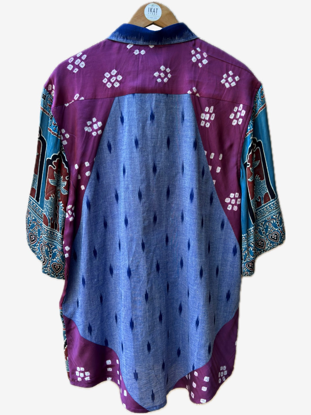 Ikat bandhani shirt