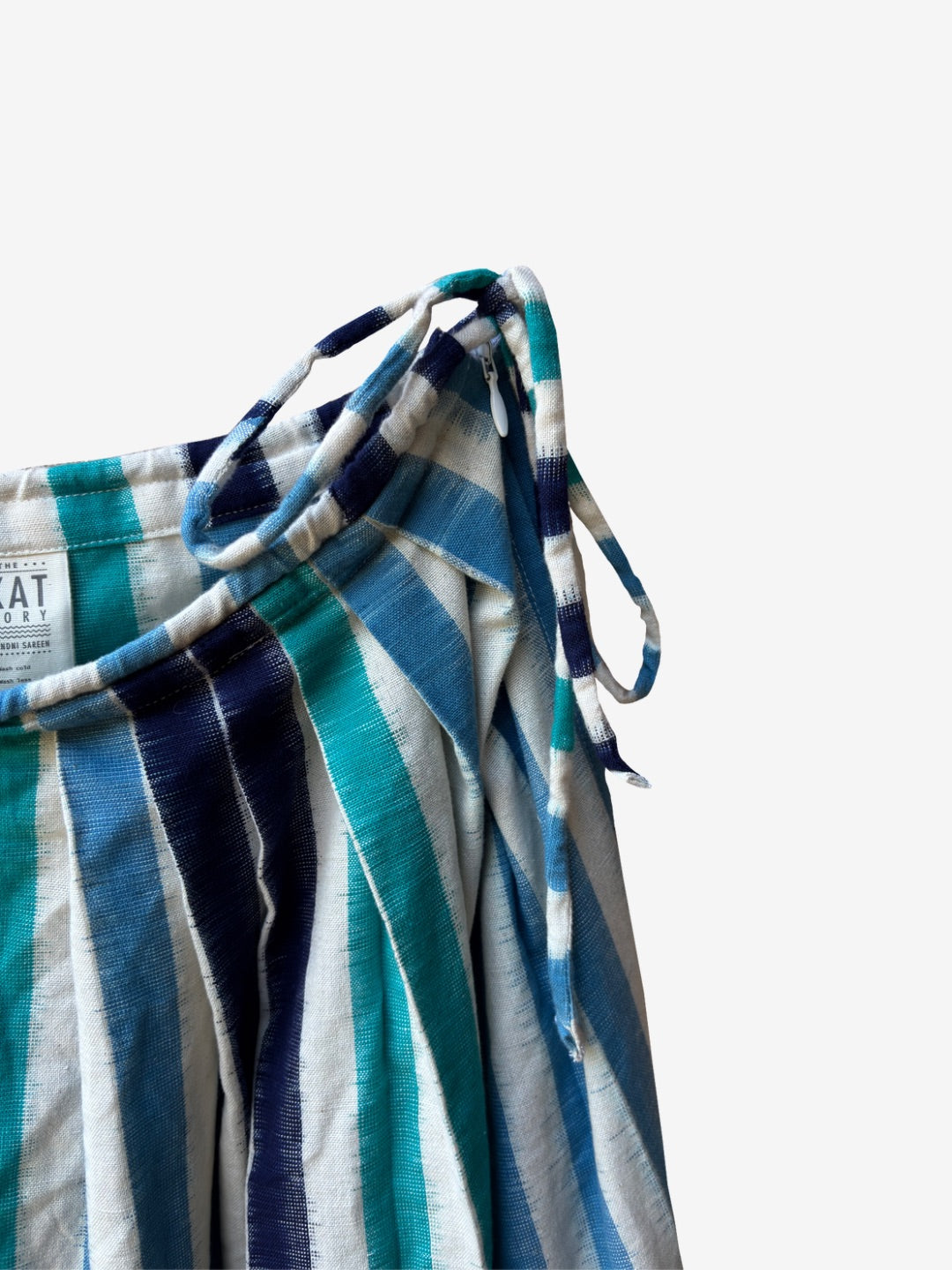 Azure Pleated Skirt