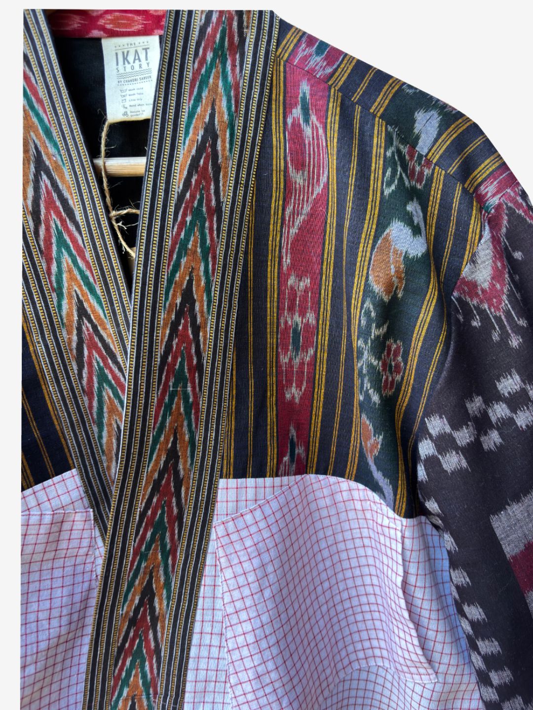 Sambalpuri Sachipar Ikat Crop Jacket