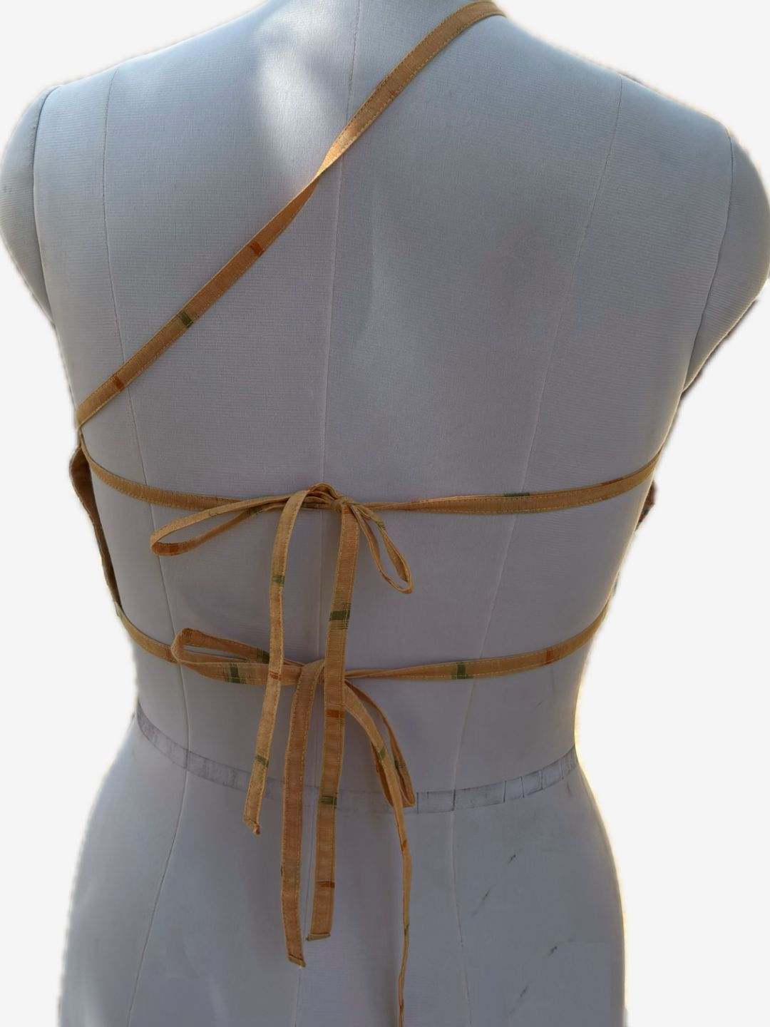 Hand embroidered wrap top