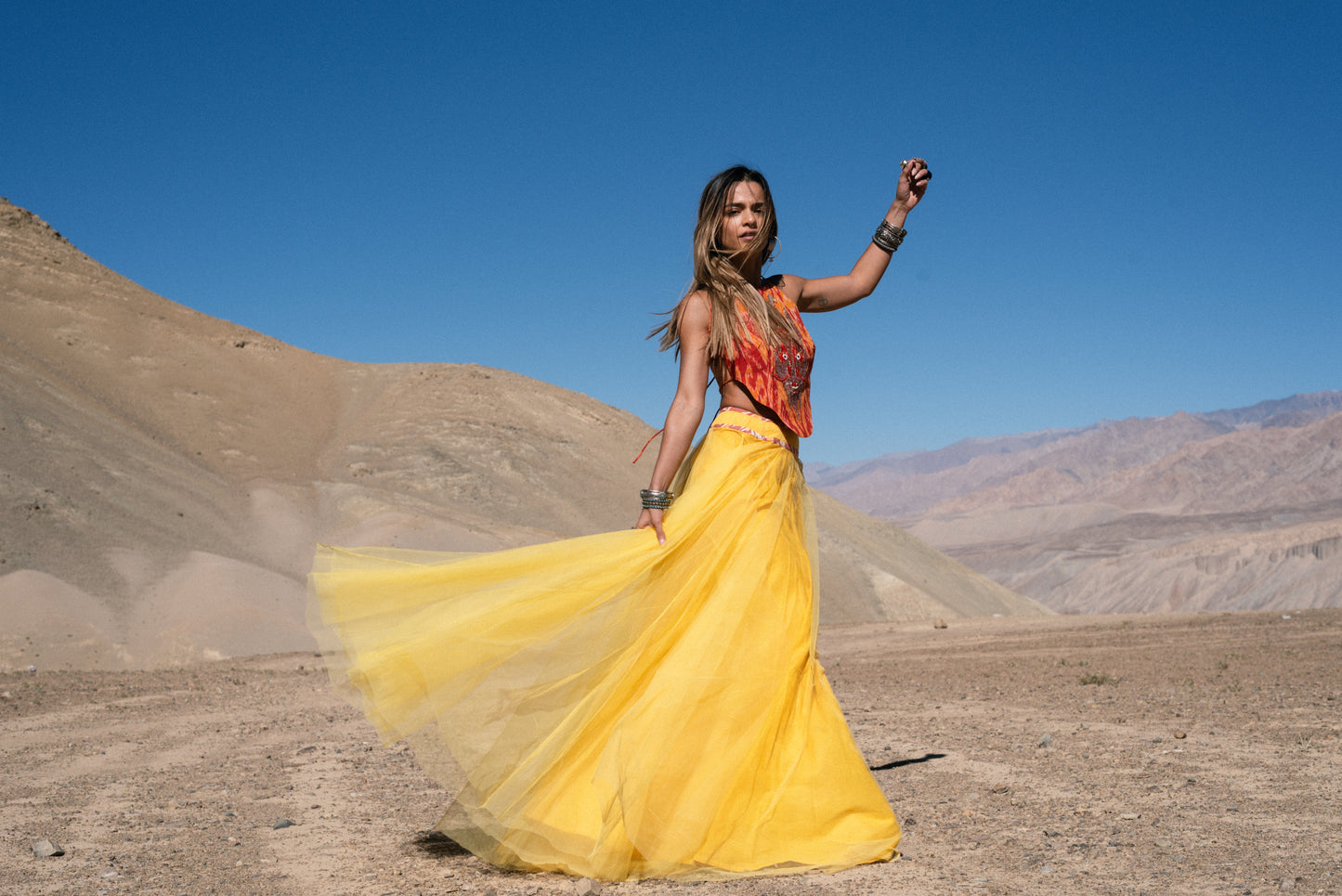 Fire born lehenga
