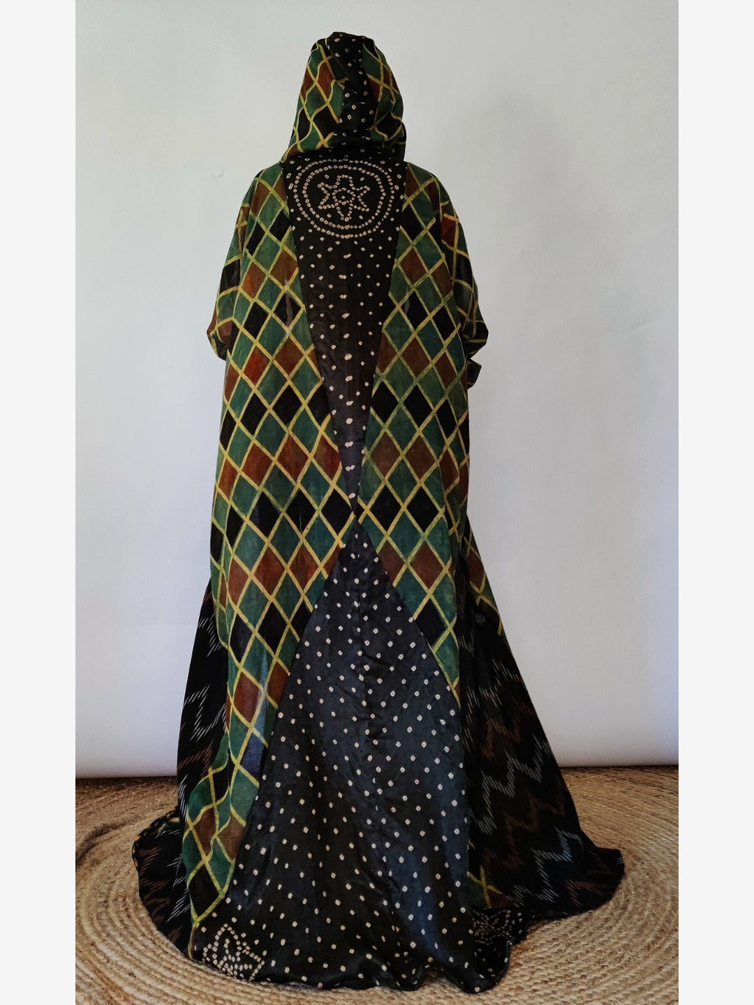 Braided Ikat Mul cape