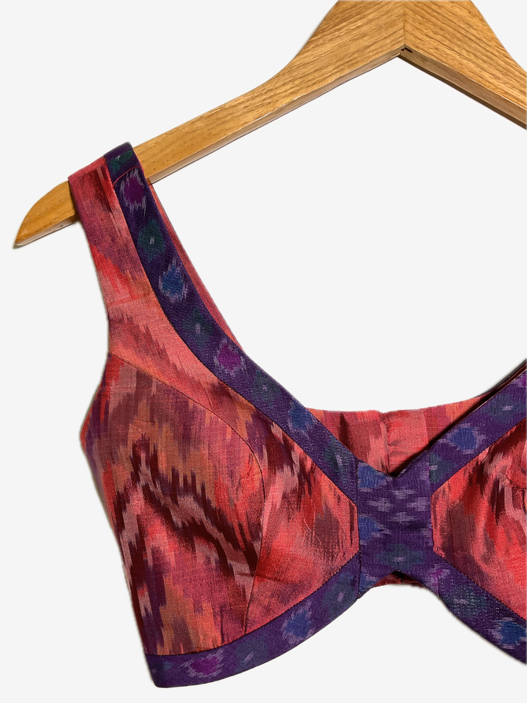 Plush Silk Ikat Blouse