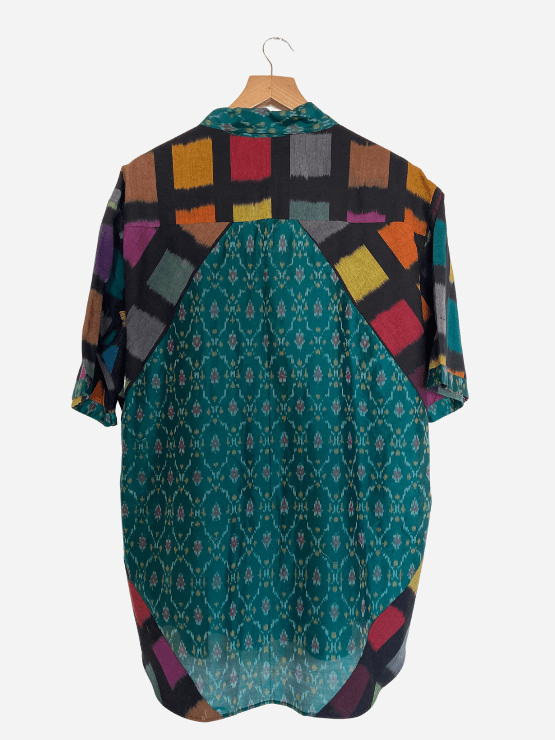 Color Block ikat Shirt