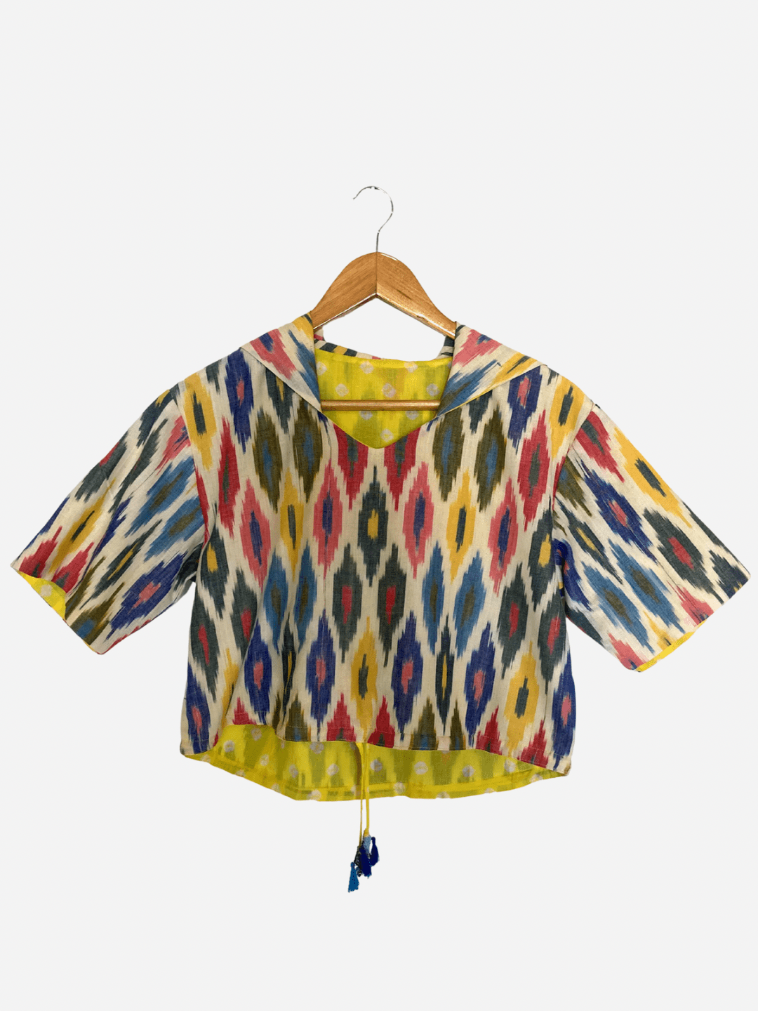 Crop Reversible Hoodie