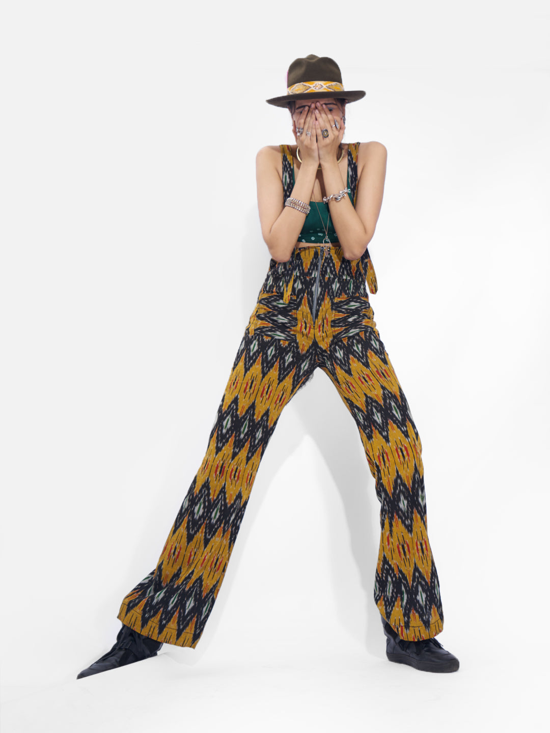 Ikat Dungaree