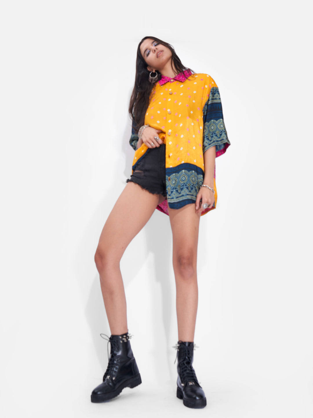 IkatBandhani Shirt