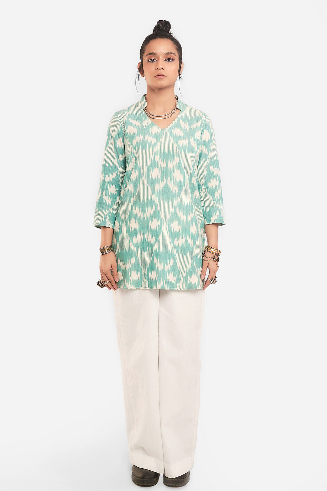 Aqua Kurta