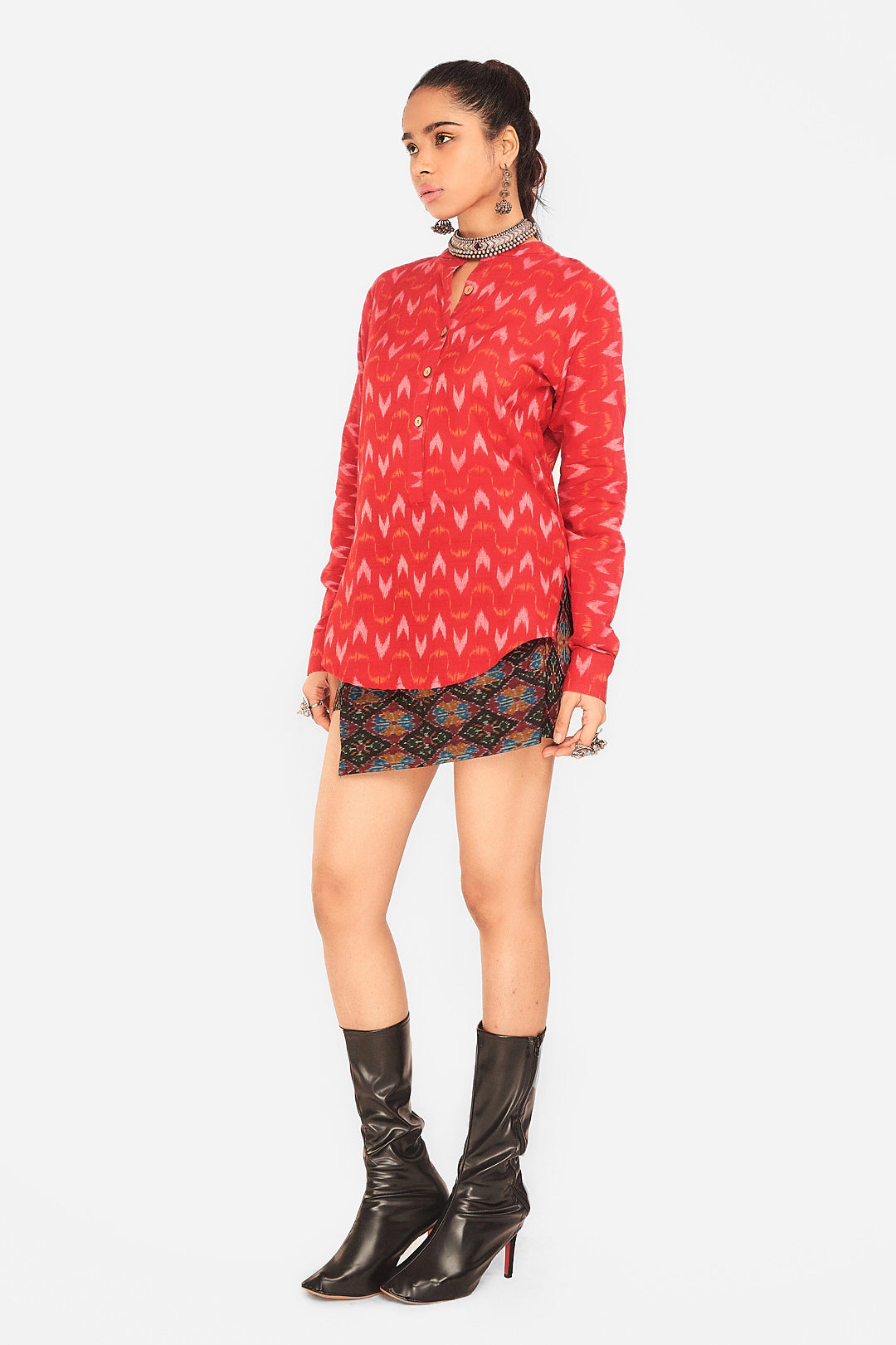 Handloom Ikat Tee