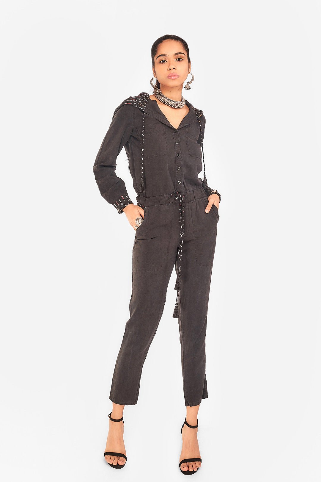 Up-cycled Denim Jumpsuit