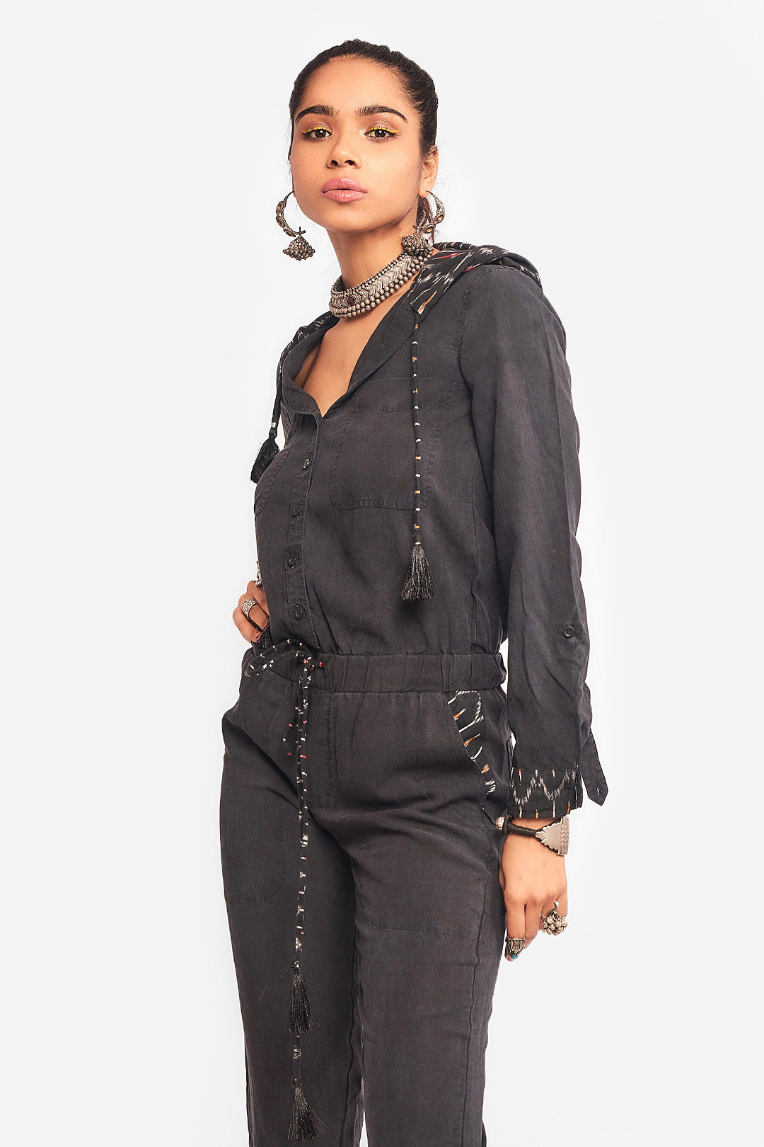Up-cycled Denim Jumpsuit