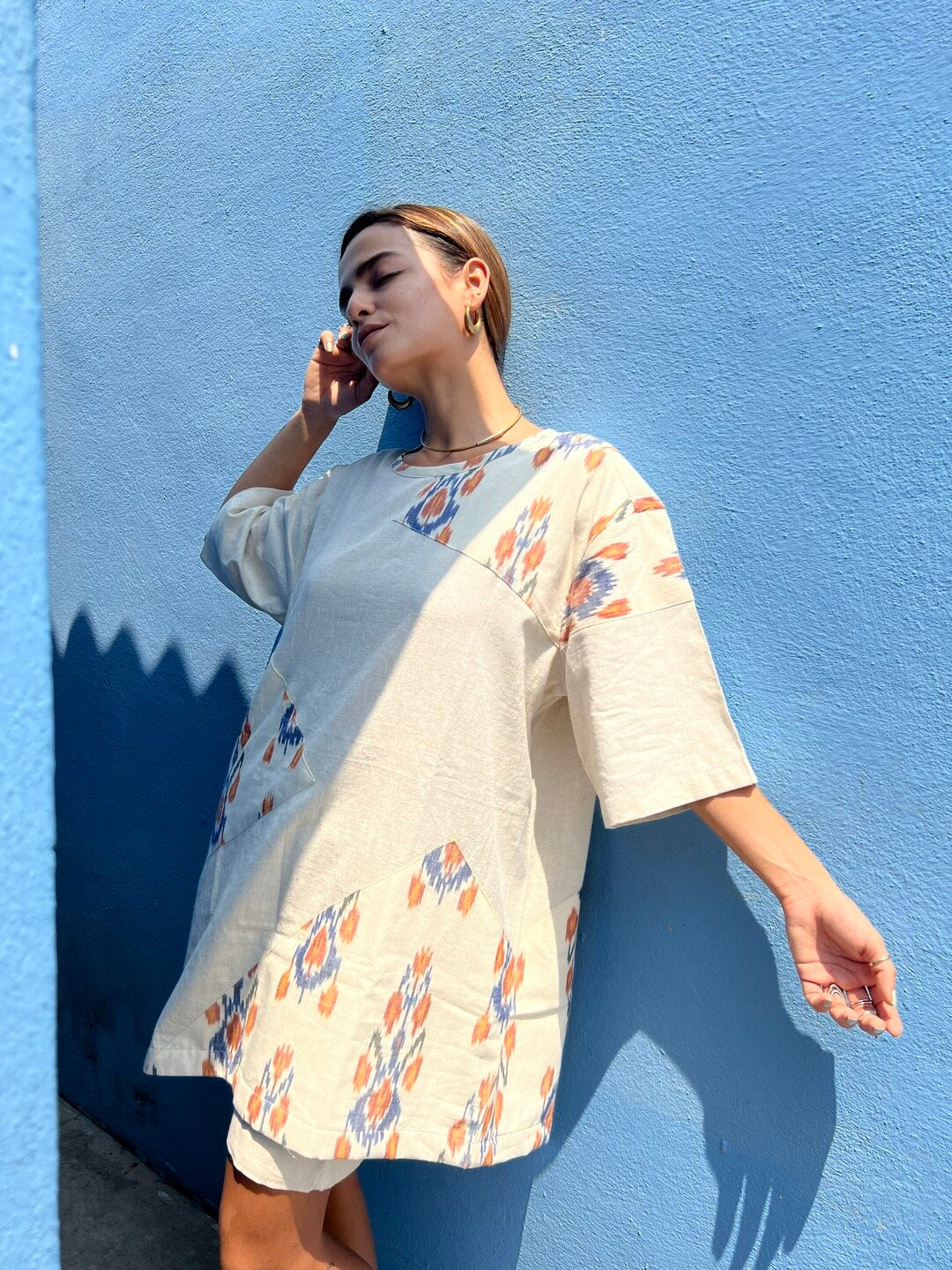 Patch-maker T-shirt Dress