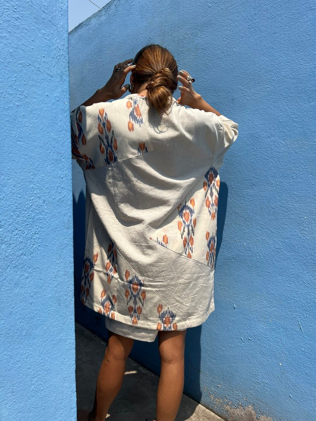 Patch-maker T-shirt Dress