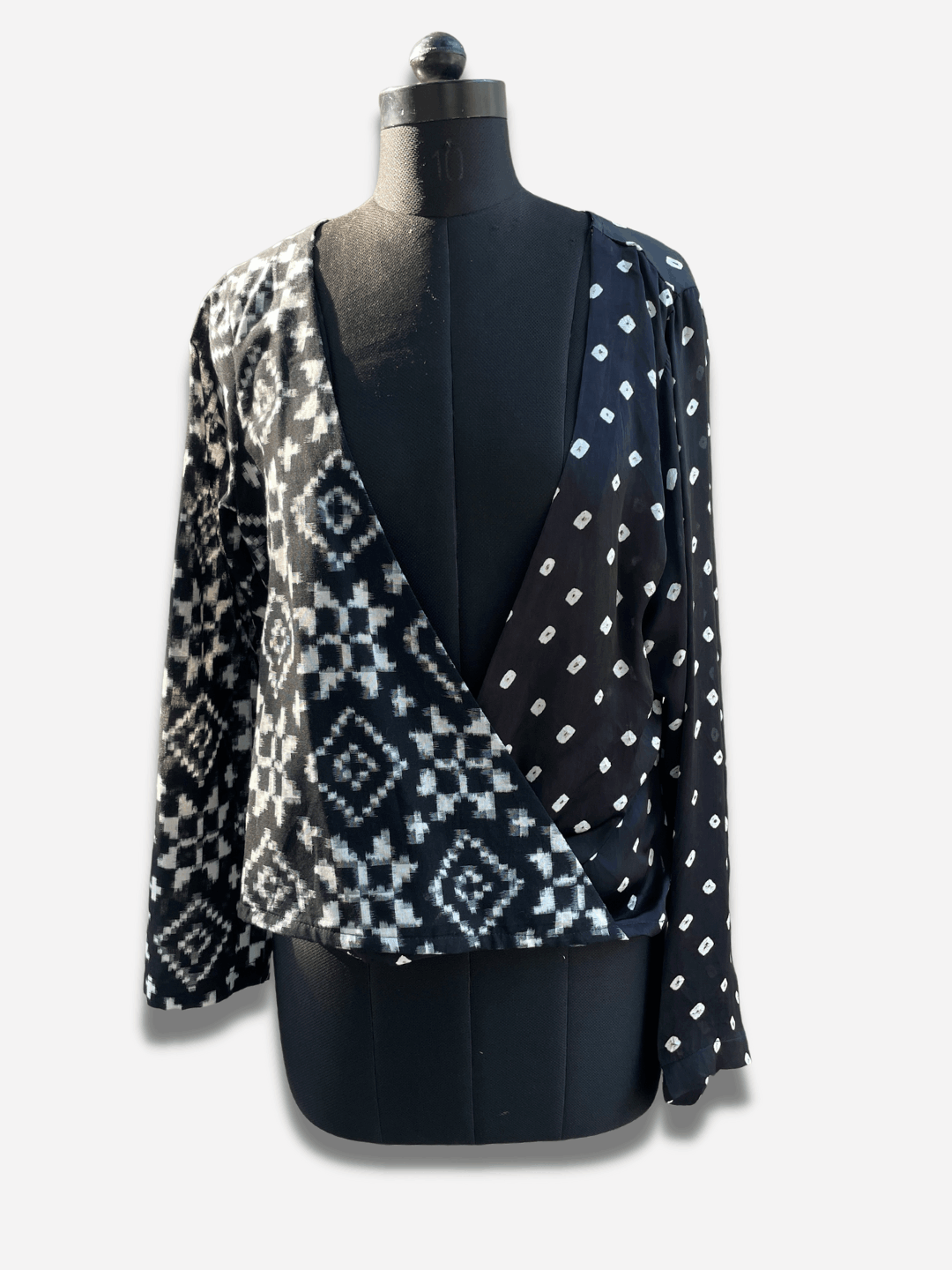 Black rock wrap shirt