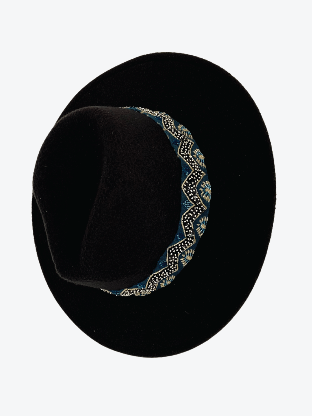 Embroidered Ikat Hat