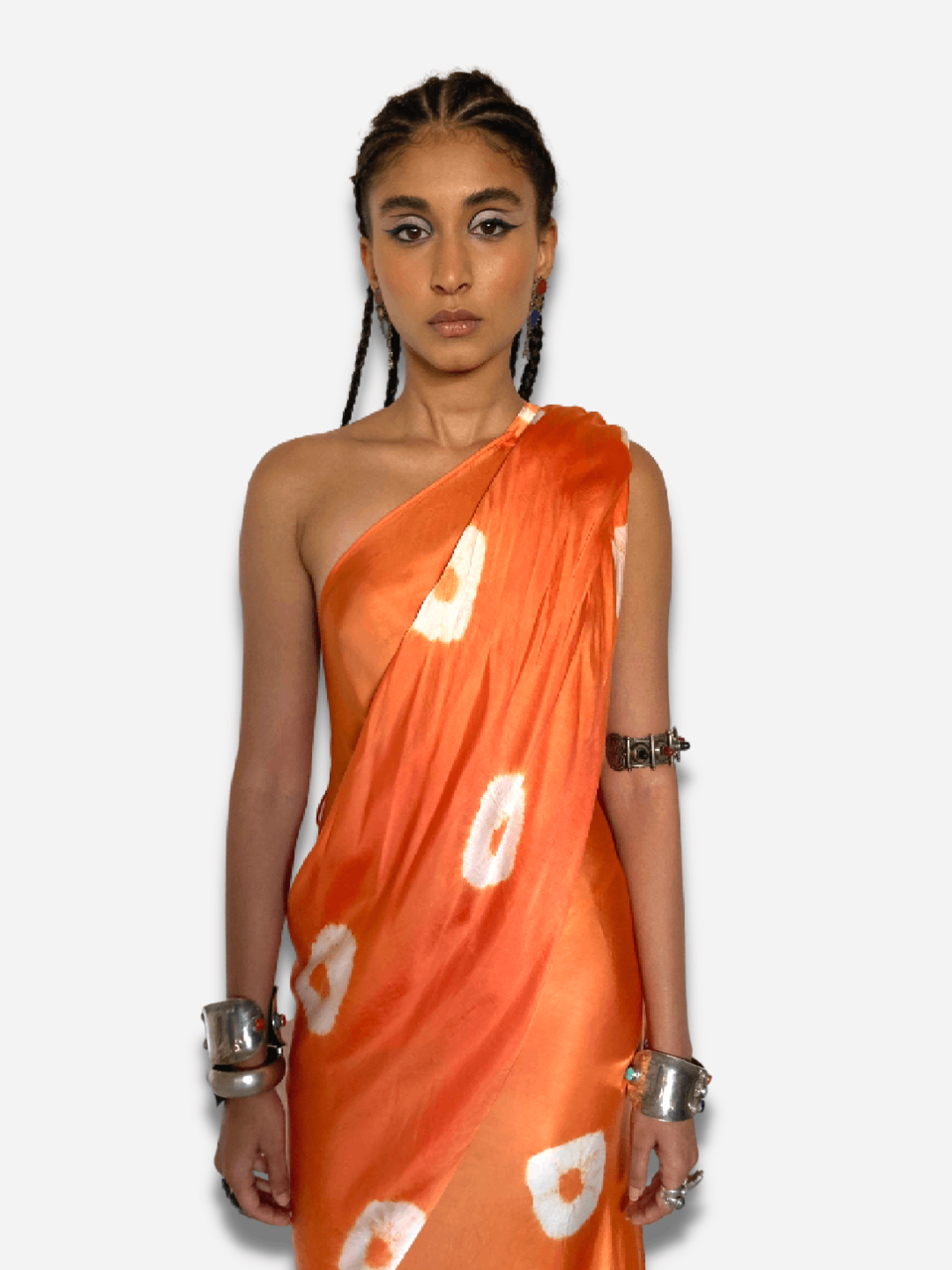 Coral Crush Drapped Saree