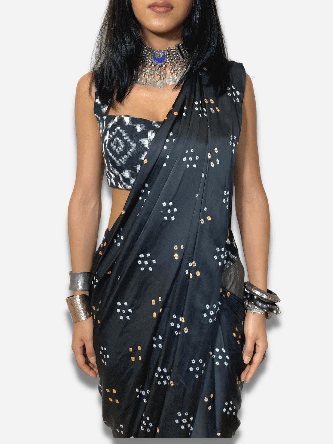 The Black Salt Saree