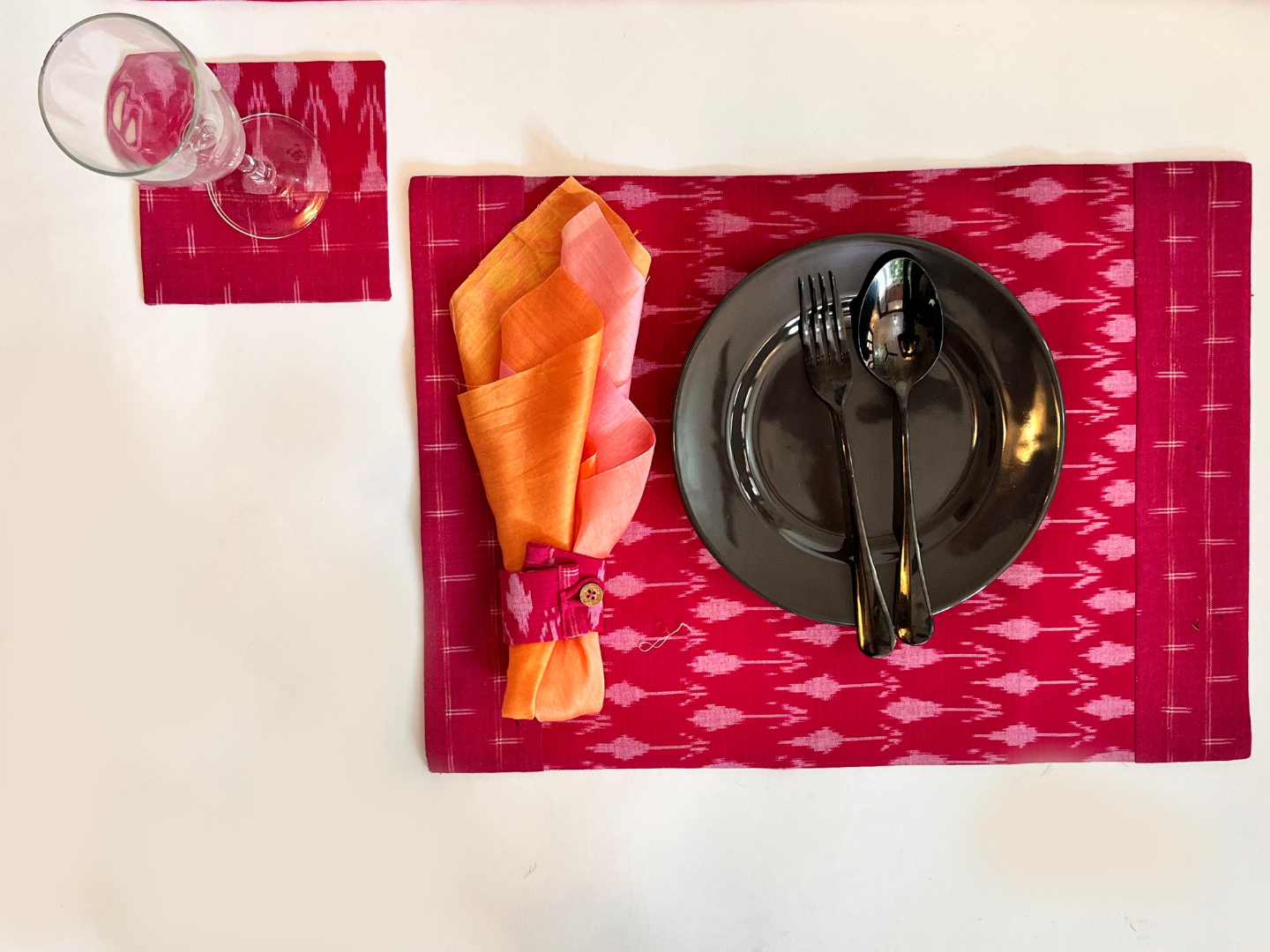Dual Ikat Placemat The Ikat Story