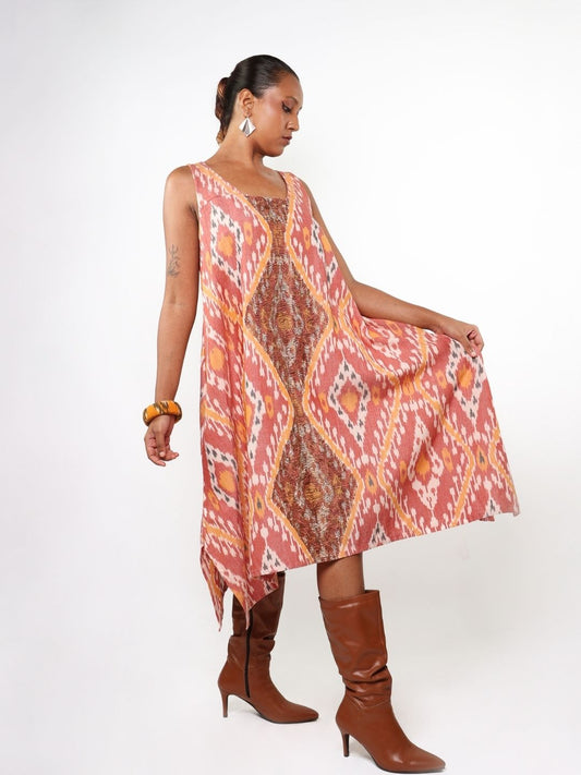 Fire Born Embroidered Dress