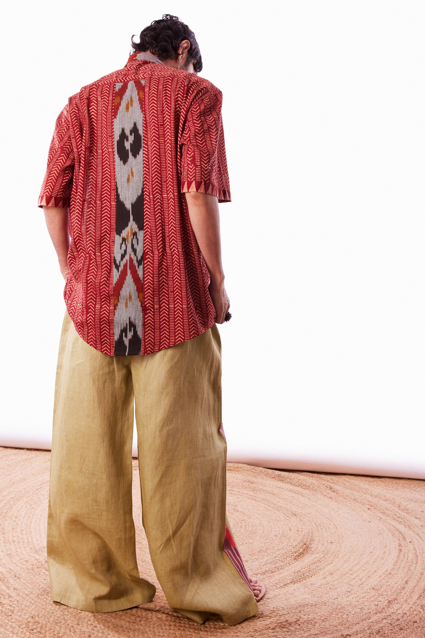 Green Linen Pants