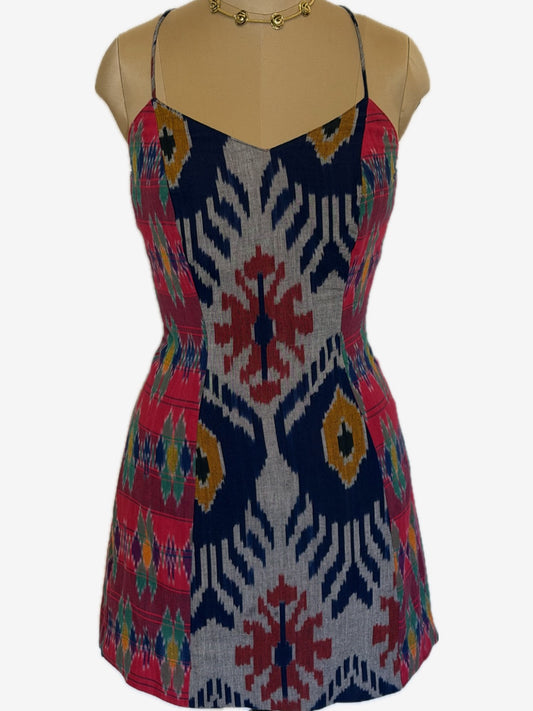 Pink and tide dress