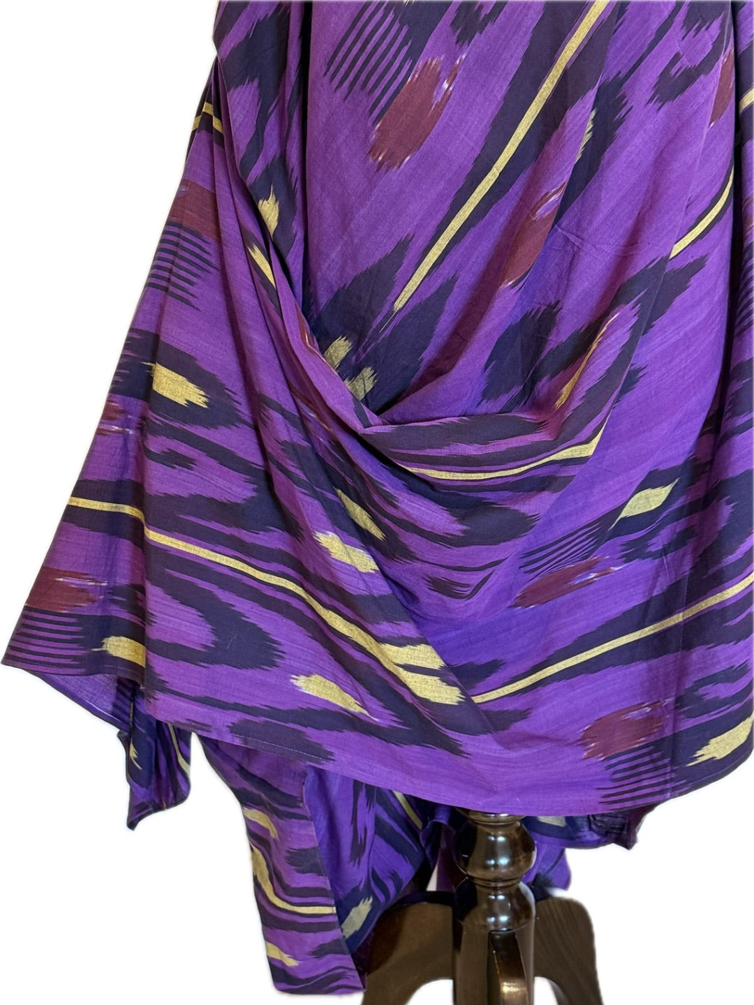 Asymmetric Ikat Dress