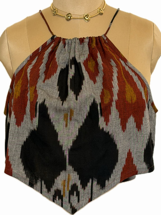 Ikat Crop Top
