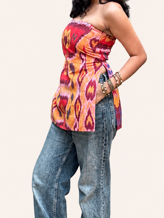 Ikat Tube Kurti