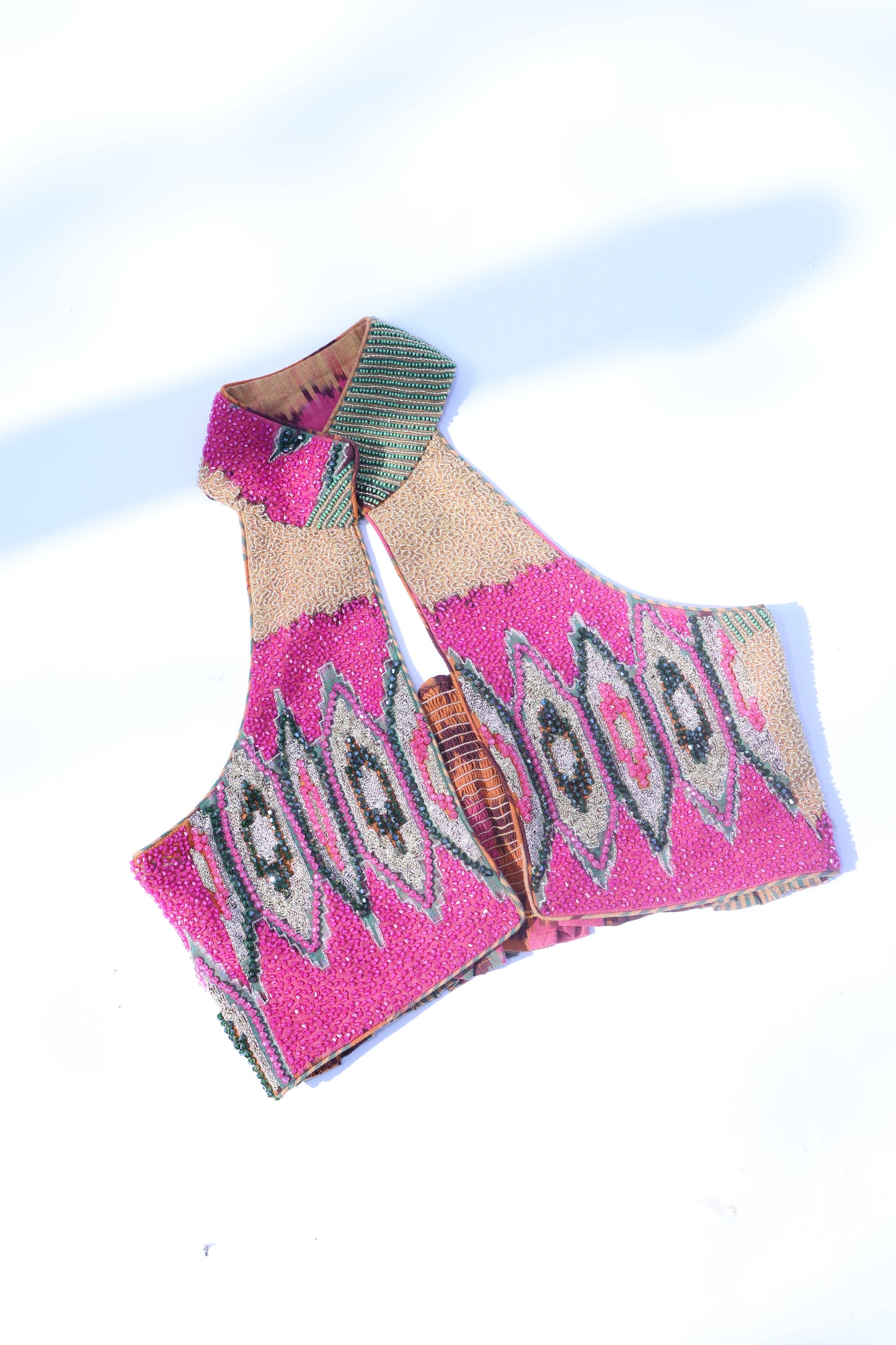 Halter Embroidered Top