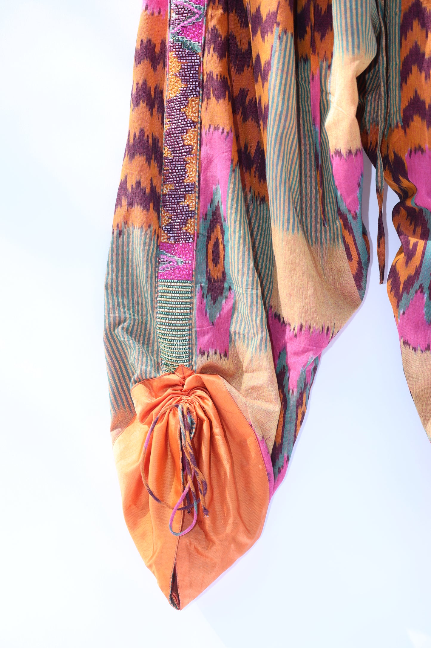 Ikat Embroidered Dhoti