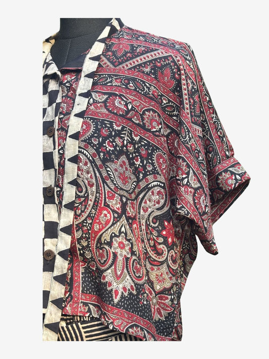 Half and Half Cropped shirt