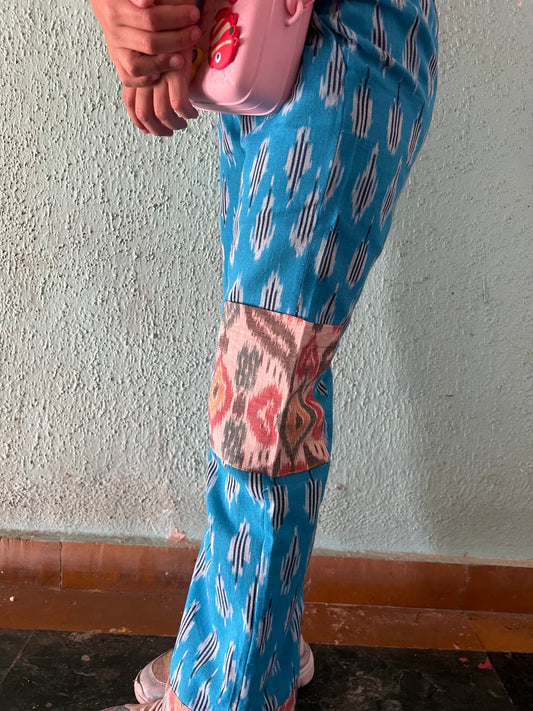 Ikat Patch pocket pants