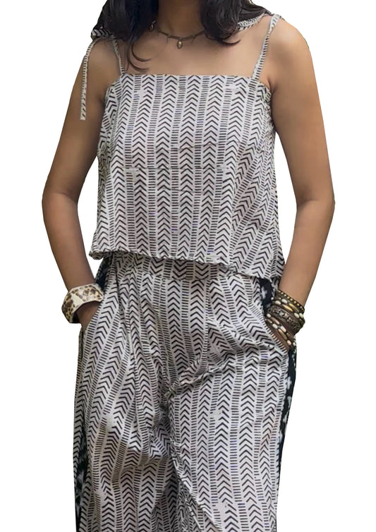Whit Mul Stripe Top