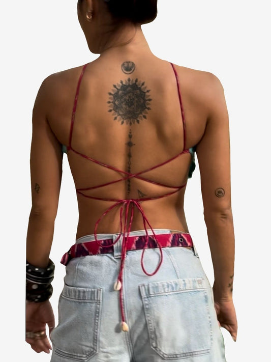 Bandhani Hanky Top