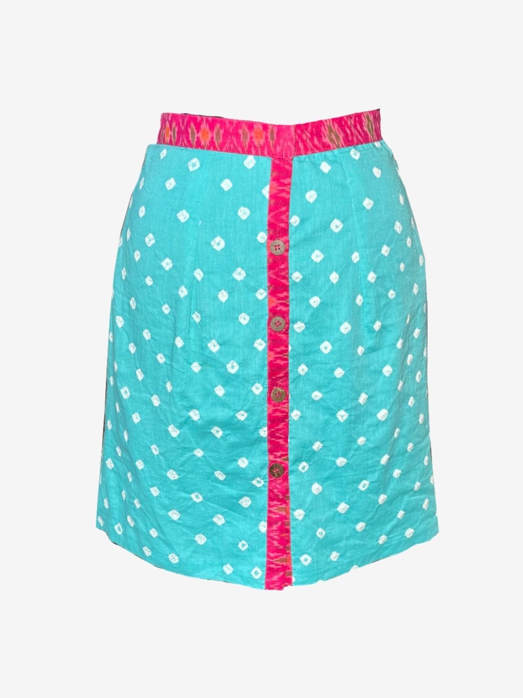 Ikat Bandhani Skirt