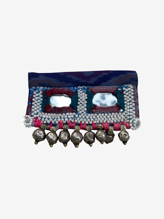 Mirror work brooch