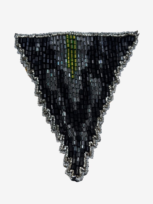 Bead work brooch