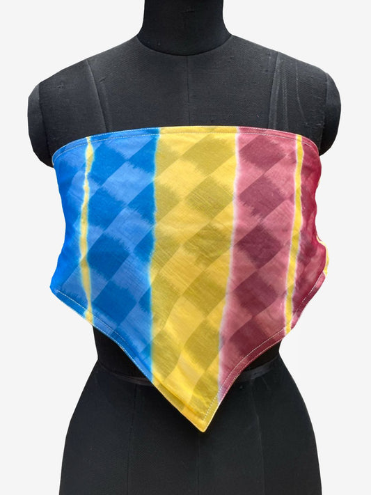 Ikat Leheriya Hanky top