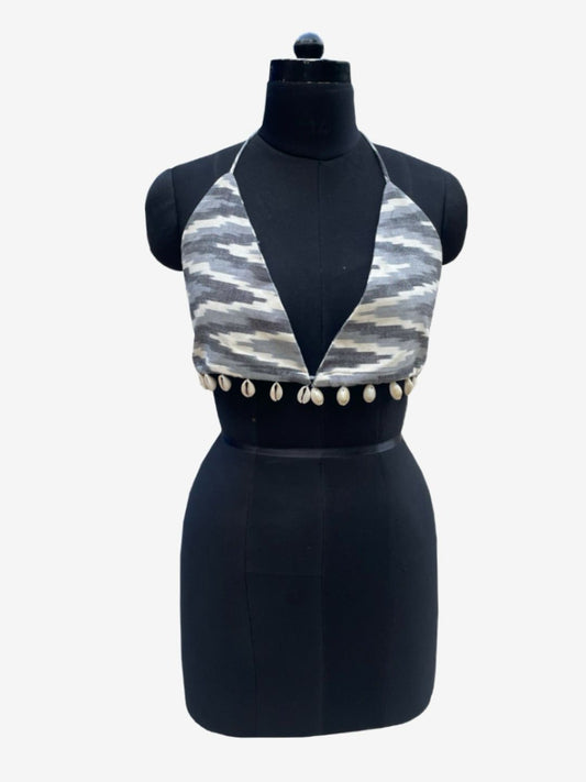 Storm Grey Bikini Top