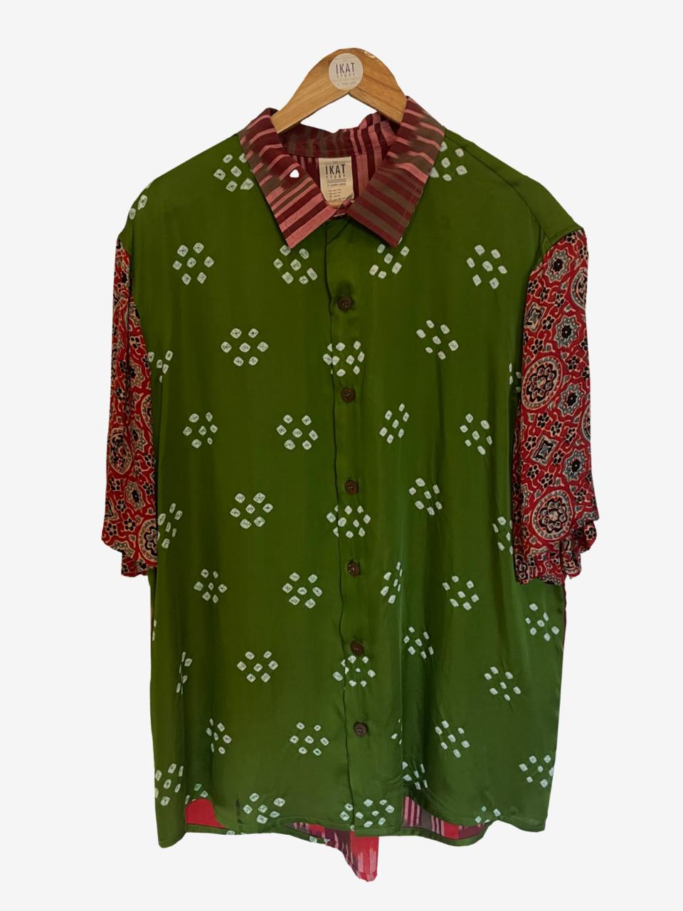 Ikat Bandhani Shirt