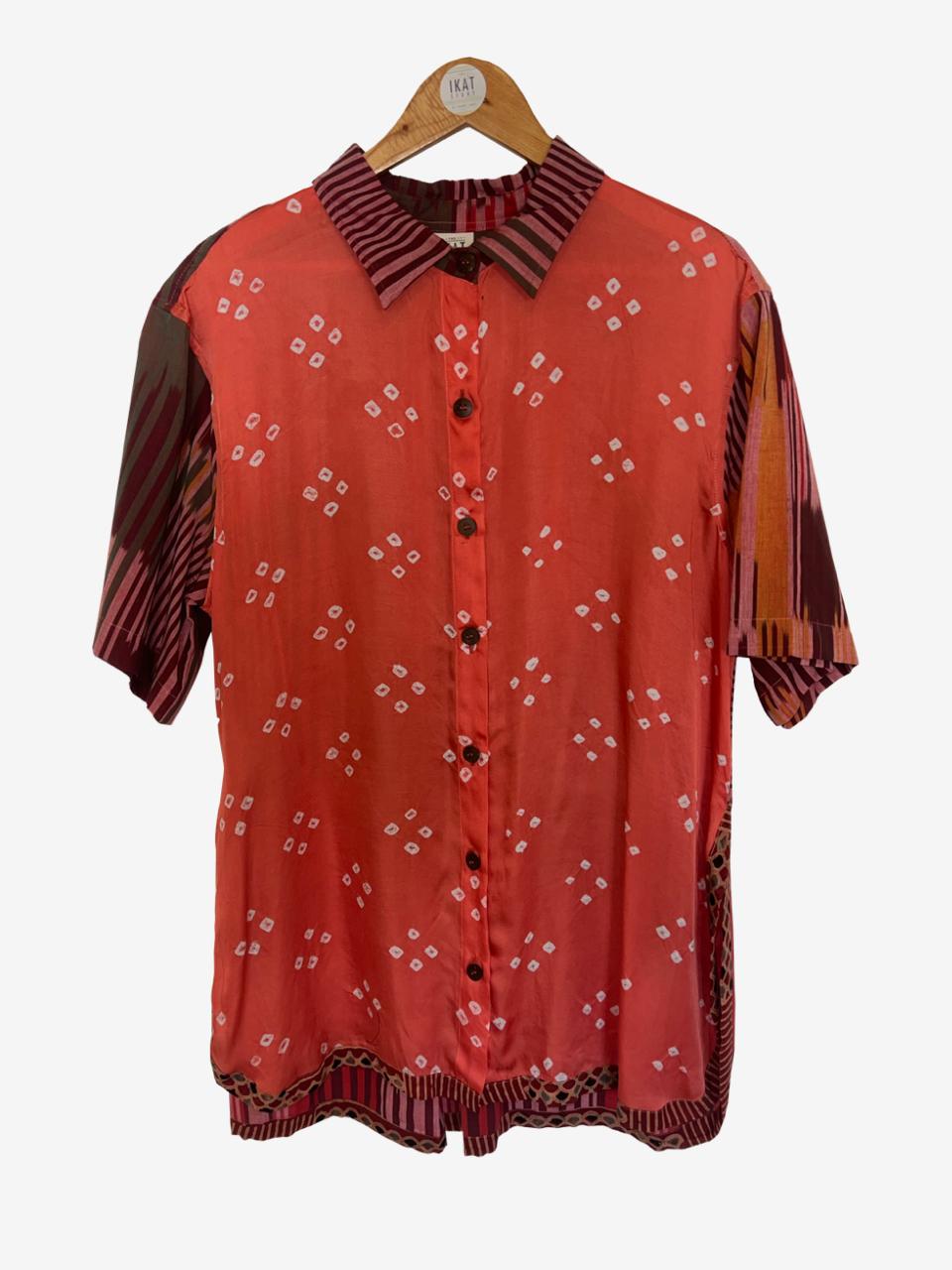 Ikat Bandhani Shirt